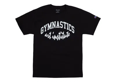 Pre-owned Virgil Abloh Men's  Brooklyn Museum Gymnastics Art Institute T-shirt In Black