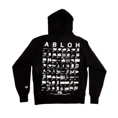 Pre-owned Virgil Abloh Men's  Ica Artwork Missing Hoodie In Black