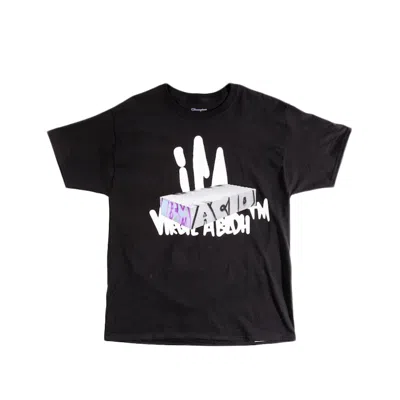 Pre-owned Virgil Abloh Men's  Ica Graffiti T-shirt In Black