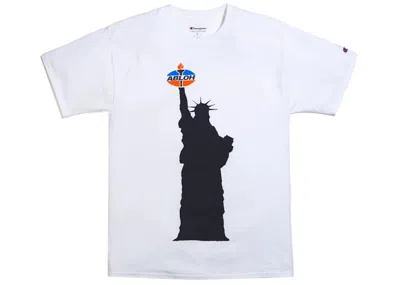 Pre-owned Virgil Abloh Men's  Jim Joe For  Statue Tee Shirt (numbered Edition Of 100) In White