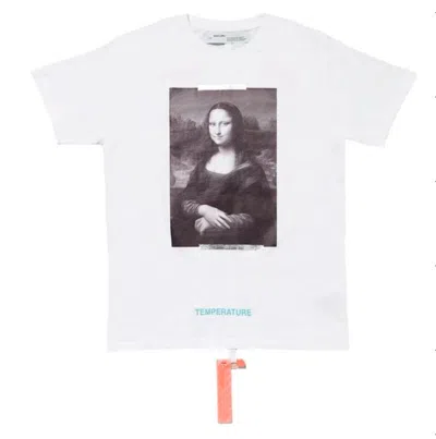Pre-owned Virgil Abloh Men's  Mca Figures Of Speech Off Mona Lisa Tee Shirt In White