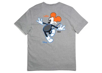Pre-owned Virgil Abloh Men's  X Disney X Brooklyn Museum Mickey Mouse Tee Shirt In Grey