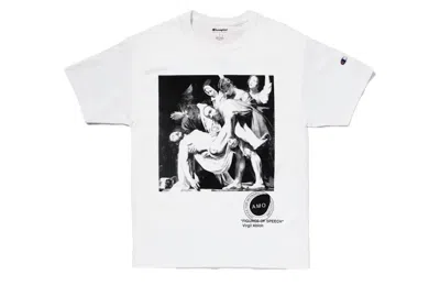 Pre-owned Virgil Abloh Men's  X Mca Figures Of Speech Pyrex Caravaggio Tee Shirt In White