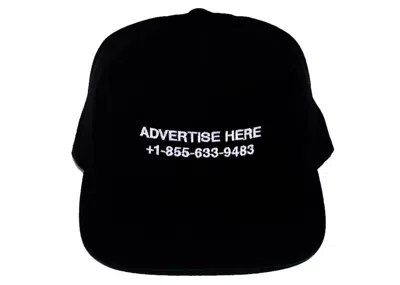 Pre-owned Virgil Abloh X Ica Figures Of Speech Advertise Here Hat In Black