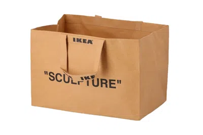 Pre-owned Virgil Abloh X Ikea Markerad Large Bag In Brown