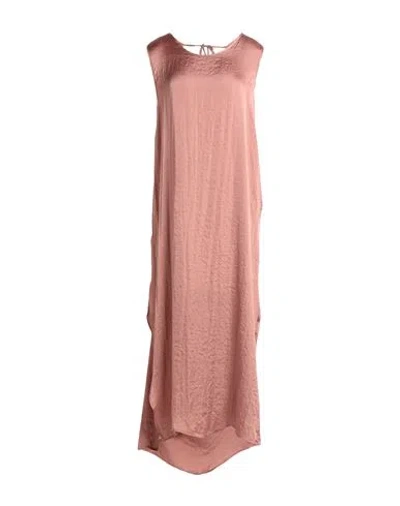 Virginia Bizzi Woman Maxi Dress Blush Size 12 Polyester In Pink