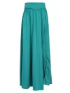 Virginia Varinelli Portofino Midi Skirt In Green