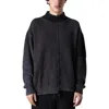 Viridi-anne Men's Black Fading Fragment Sweater In Black