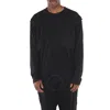 Viridi-anne Men's Black Wool Jersey Layerd T-shirt In Black