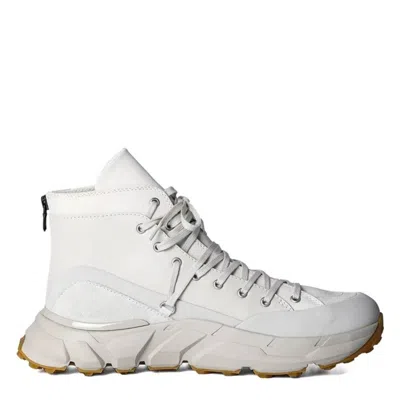 Viridi-anne Men's Ivory Mid-cut Lace-up Sneakers In Multi