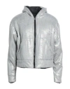 Virna Drò® Virna Drò Woman Jacket Silver Size 2 Cotton In Silver