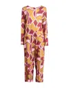 Virna Drò® Virna Drò Woman Jumpsuit Burgundy Size 2 Viscose, Elastane In Red