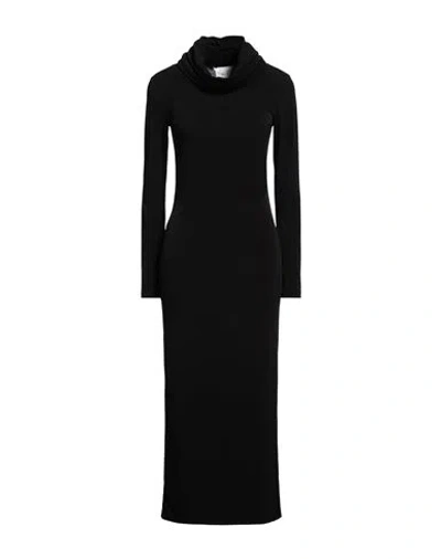Virna Drò® Virna Drò Woman Maxi Dress Black Size 3 Polyester, Elastane