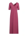 Virna Drò® Virna Drò Woman Midi Dress Garnet Size 3 Polyamide, Elastane In Red
