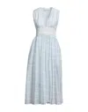 Virna Drò® Midi Dresses In Blue