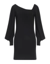 Virna Drò® Virna Drò Woman Mini Dress Black Size 2 Polyester, Elastane In Black