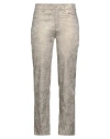 Virna Drò® Virna Drò Woman Pants Grey Size 6 Cotton, Elastane In Grey