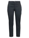 Virna Drò® Virna Drò Woman Pants Midnight Blue Size 8 Cotton, Elastane