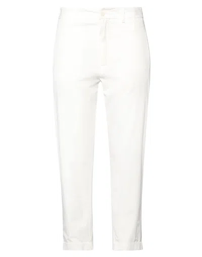 VIRNA DRÒ® VIRNA DRÒ WOMAN PANTS WHITE SIZE 4 COTTON