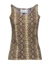 Virna Drò® Tank Tops In Brown