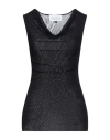 Virna Drò® Virna Drò Woman Top Black Size 1 Polyamide, Elastane In Black