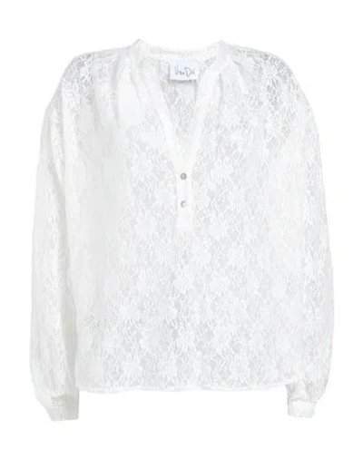 Virna Drò® Virna Drò Woman Top White Size 1 Polyester, Viscose