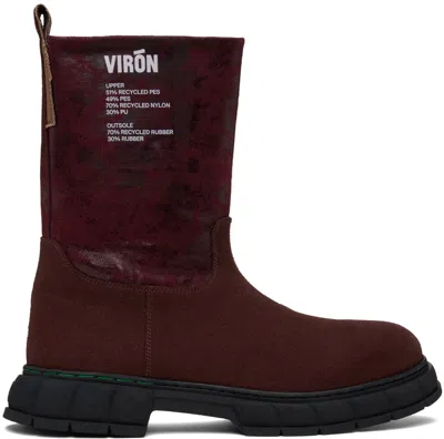 Viron Burgundy Courage Boots In 490 Burgundy