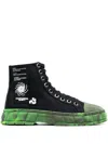 Viron Sneakers Mit Camouflage-print In Black