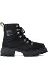 Viron X Ln-cc Disruptor Denim Boots In Black