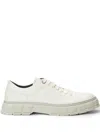 Viron Lace-up Panel Sneakers In White