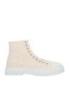 Viron Virón Man Sneakers Beige Size 9 Recycled Cotton, Viscose In Beige