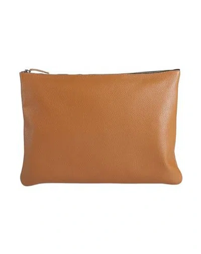 Virreina Woman Handbag Camel Size - Leather In Sand
