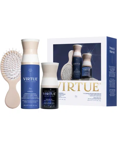 Virtue 3-piece Protect & Shine Holiday Set In No Color