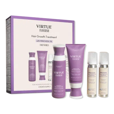 Virtue Flourish Hair Growth Treatment Kit With Minoxidil