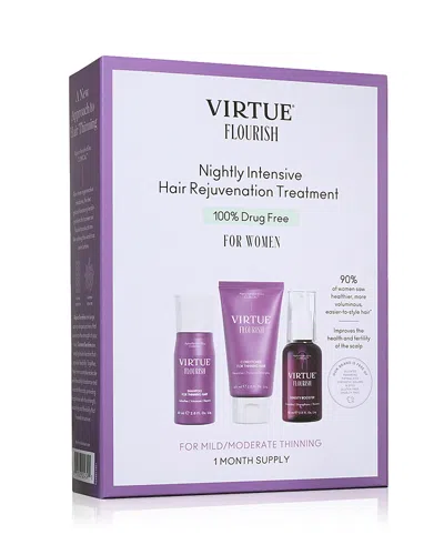 VIRTUE FLOURISH NIGHTLY INTENSIVE HAIR REJUVENATION TREATMENT - 30 DAYS