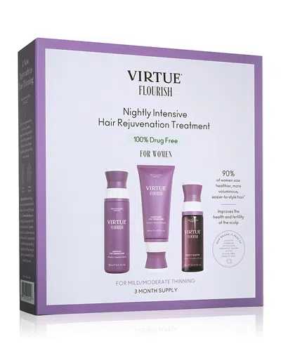 VIRTUE FLOURISH NIGHTLY INTENSIVE HAIR REJUVENATION TREATMENT - 90 DAYS