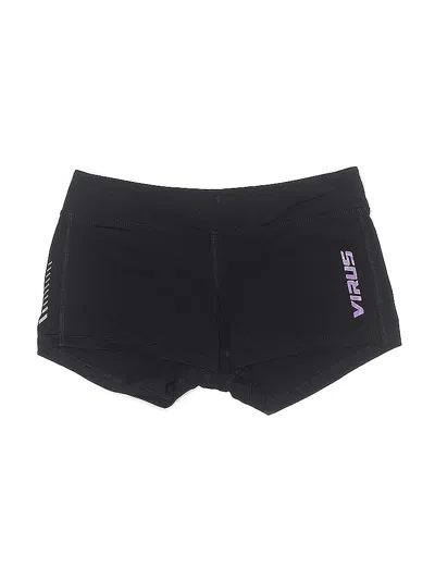 Pre-owned Virus Action Sport Performance Athletic Shorts In Black