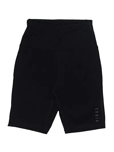 Pre-owned Virus Action Sport Performance Athletic Shorts In Black