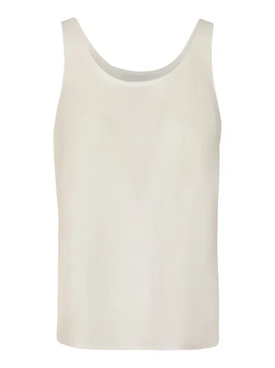 Vis-a-vis Classic Fitted Tank Top In White