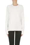 Vis-a-vis Long Sleeves T-shirt In White