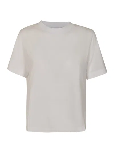 Vis-a-vis Round Neck T-shirt In White