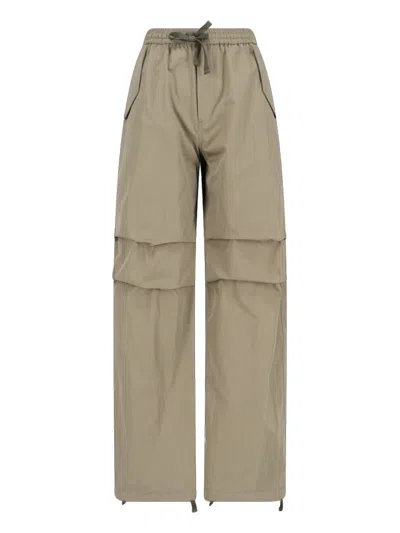 VIS-A-VIS WIDE TROUSERS VIS A VIS IN GREEN