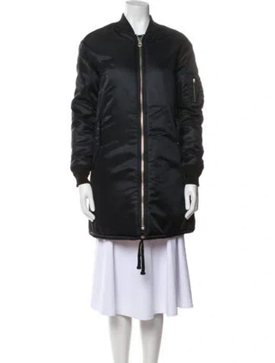 Pre-owned Vis-a-vis Nylon Jacket In Black