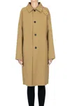 Vis-a-vis Wool Coat In Yellow