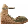 Viscata Aiguablava Canvas Espadrille Sandal Wedges