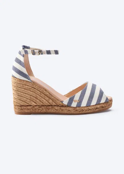 Viscata Aiguafreda Archive Canvas Espadrille Sandal Wedges In Multi