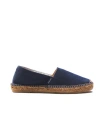 Viscata Barceloneta Canvas Espadrille Flats In Navy