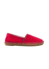 Viscata Barceloneta Canvas Espadrille Flats In Red