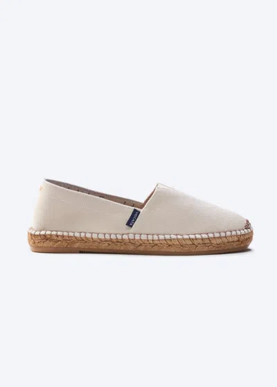 Viscata Barceloneta Canvas Espadrille Flats In White