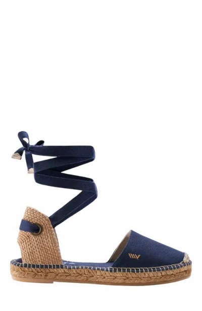 Viscata Candell Canvas Espadrille Flats In Blue